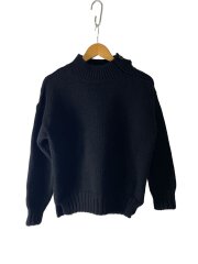 画像：24AW/BRITISH WOOL/ニット/2/ウール/BLK/595-4263507