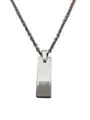 画像：ネックレス/ステンレス/SLV/トップ有/メンズ/25517PSU01