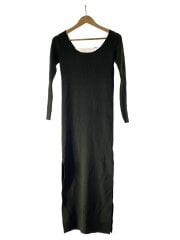 画像：長袖ワンピース/FREE/レーヨン/GRN/0219010510