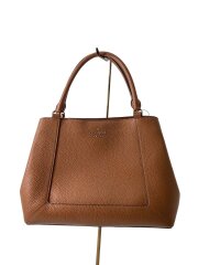 画像：ハンドバッグ/レザー/BRW/d411