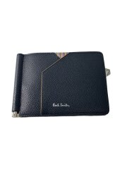 画像：2つ折り財布/レザー/BLK/メンズ/JXC5A9