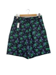 画像：×Kim Jones/Green Rose Silk Short Pants/ショートパンツ/46/シルク/BLK