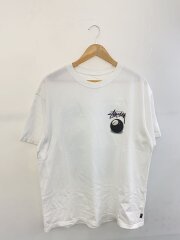 画像：Tシャツ/L/コットン/WHT/DO9322-100/8 ball T-shirt/stussy