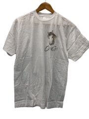画像：Tシャツ/M/コットン/WHT