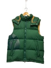 画像：17AW/ダウンベスト/M/ナイロン/GRN/無地/WT-V402