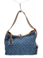 画像：キャリーオールNM MM/モノグラム デニム/バッグ/デニム/IDG/M46855