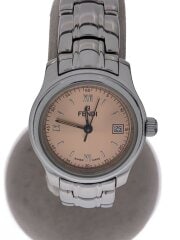 画像：クォーツ腕時計/アナログ/チタン/BEG/SLV/210L