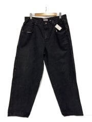 画像：90～00s/ワイドデニムパンツ/ボトム/--/デニム/BLK/無地