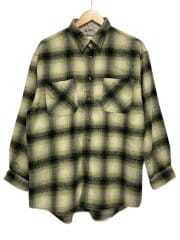 画像：90～00s/great tour/ネルシャツ/FREE/ウール/KHK/チェック