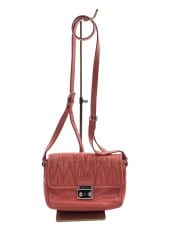 画像：マテラッセ/フラップショルダーバッグ/レザー/PNK