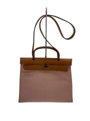 画像：ショルダーバッグ/キャンバス/PNK/T刻印