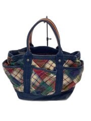 画像：トートバッグ/キャンバス/マルチカラー/チェック⑧