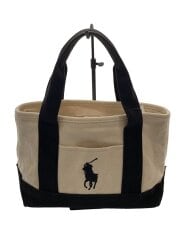 画像：ビッグポニーBLACK/トートバッグ/キャンバス/CRM⑨