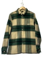 画像：ginza heavy weight flannel/ジャケット/S/ウール/GRN/チェック