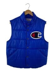 画像：×Champion/17ss/Champion Puffy Vest/ダウンベスト/S/ポリエステル/BLU
