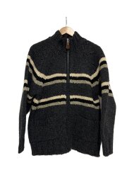 画像：カウチン/カーディガン(厚手)/M/ウール/GRY