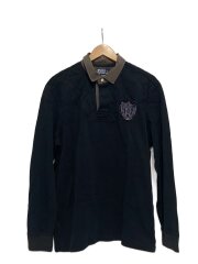 画像：ポロシャツ/LL/コットン/BLK