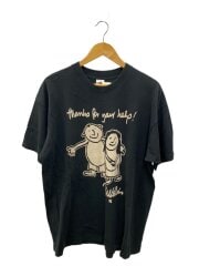 画像：90s/Phil colins tee/Tシャツ/XL/コットン/BLK/無地