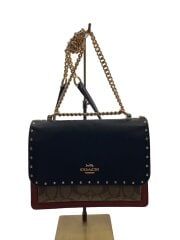 画像：ショルダーバッグ_シグネーチャー/レザー/BRW/総柄