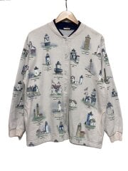 画像：90s/家/スウェット/--/コットン/WHT/総柄