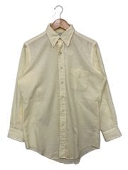 画像：90s/MAKERS/ボタンダウン/長袖シャツ/14.5/コットン/IVO