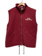 画像：METHA/フリースベスト/L/ポリエステル/RED/無地