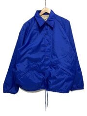 画像：USA製/内側ボア/PRO FIT/70-80s/ユニチケコーチジャケット/L/ナイロン/BLU/無地