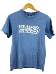 画像：Tシャツ/S/コットン/BLU/無地