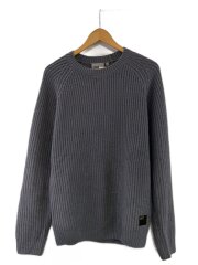 画像：ニット・セーター(厚手)/S/レーヨン/BLU/無地/24TRHK0706