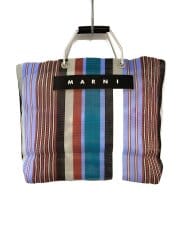 画像：FLOWER CAFE/トートバッグ/--/マルチカラー/ストライプ