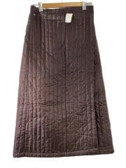 画像：23AW/キルティング/ラップスカート/ポリエステル/BRW/BLES23FW-4
