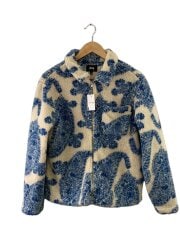 画像：20AW Big Paisley Full Zip/フリースジャケット/S/ポリエステル/BLU/総柄