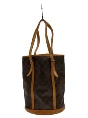 画像：バケットGM_モノグラム・キャンバス/PVC/BRW