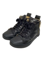 画像：ハイカットスニーカー/25.5cm/BLK/Y01172