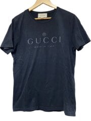 画像：Tシャツ/L/コットン/BLK/441685 X3A80
