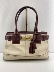 画像：トートバッグ/レザー/IVO/BRD