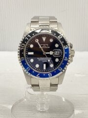 画像：腕時計/アナログ/--/BLK/SLV/tsm419