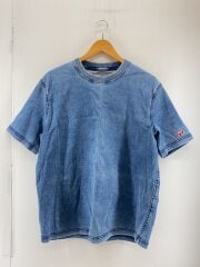 画像：Tシャツ/L/コットン/BLU/D-BIGGOR-NE//