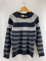 画像：ニット・セーター(厚手)/M/アクリル/BLK/ボーダー