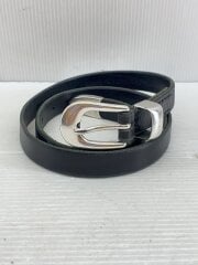 画像：2cm BELT/ベルト/BLK/レザー/メンズ