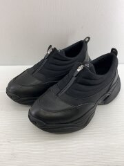 画像：ローカットスニーカー/28cm/BLK/レザー