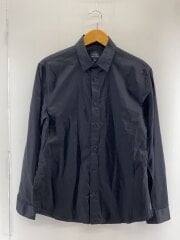 画像：長袖シャツ/M/コットン/BLK/3RZC03 ZNAUZ