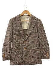 画像：テーラードジャケット/42/ウール/BEG/千鳥格子/RT057F27D