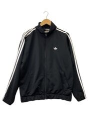 画像：ジャージ/L/ポリエステル/BLK/ストライプ/IJ0958