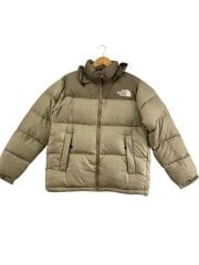 画像：NUPTSE JACKET_ヌプシジャケット/M/ナイロン/KHK/無地