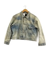 画像：Gジャン/S/デニム/IDG/無地/pc9-a9137-0001