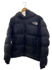 画像：NUPTSE HOODIE_ヌプシフーディー/M/ナイロン/BLK