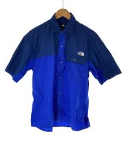 画像：S/S NUPTSE SHIRT_ショートスリーブヌプシシャツ/M/ナイロン/BLU