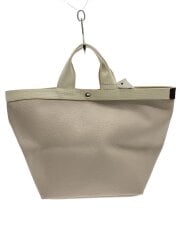 画像：コーテッドキャンバス/持ち手ヨゴレ有/トートバッグ/レザー/BEG/705GP