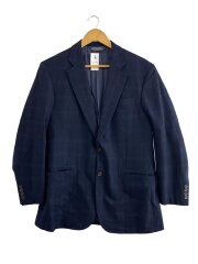 画像：テーラードジャケット/39s/ウール/NVY/チェック//